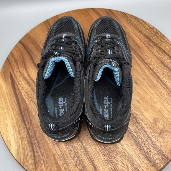 Skechers Shape Ups Shoes Womens Size 10 Black Toning Walking Workout Gym Running - Picture 5 of 8